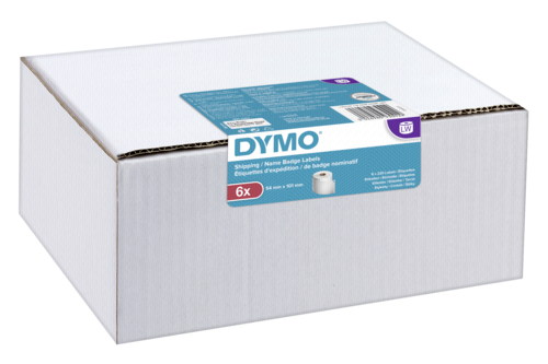 Dymo nalepky 54 x 101 mm biela 6x 220 St.