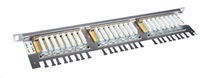 19 "Patch panel Solarix 24 x RJ45 CAT6 STP nerez
