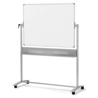 Nobo Classic Steel Magnetic Mobile Board Horizontal Pivot 1500x1200mm