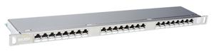 19 "Patch panel Solarix 24xRJ45 CAT6 STP čierny