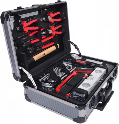 KS Tools 911.0630 univerzálna sada náradia v kufríku 130-dielna