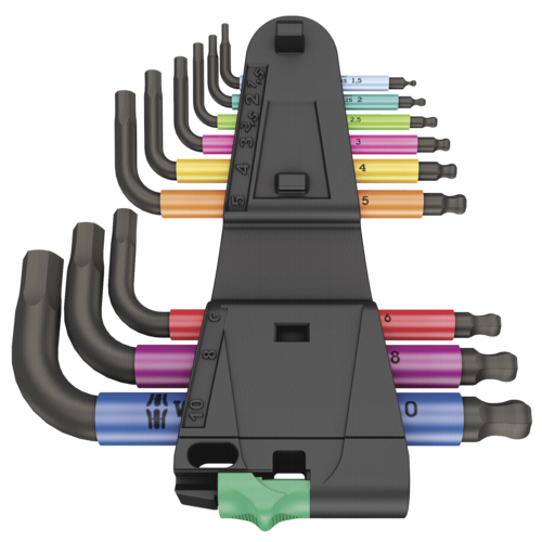 WERA 950/9 Hex-Plus Mulitcolour 2