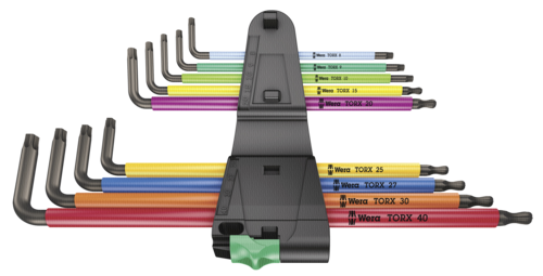 WERA 967/9 TX XL Multicolour 1 angle wrench set