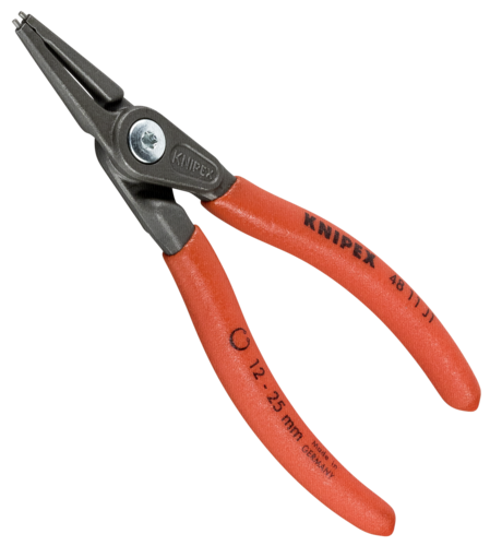 KNIPEX 00 21 25 Kliešte na poistné krúžky - precízne, sada v kufríku