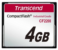 TRANSCEND TS4GCF220I Transcend paměťová karta Industrial CF 4GB (UDMA5)