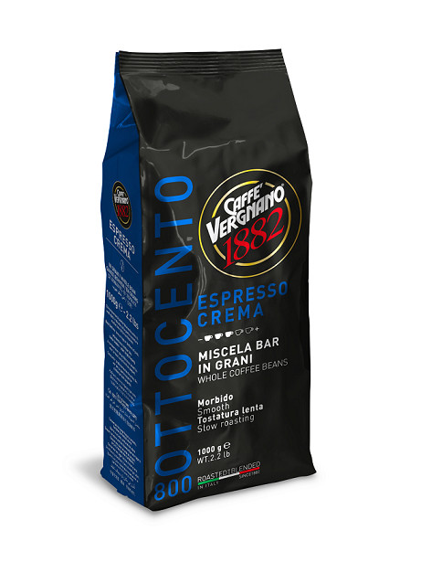 Vergnano Espresso Crema 800 zrnková káva 1 kg