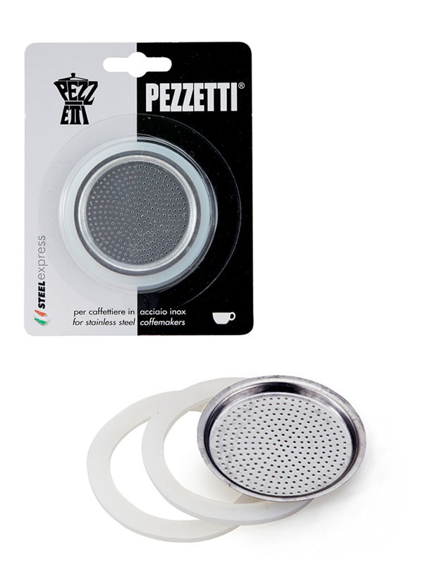 Sada těsnění Pezzetti pro nerezové moka konvice na 2 šálky