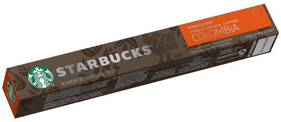 NESPRESSO SIN ORIGIN COLOMBIA STARBUCKS