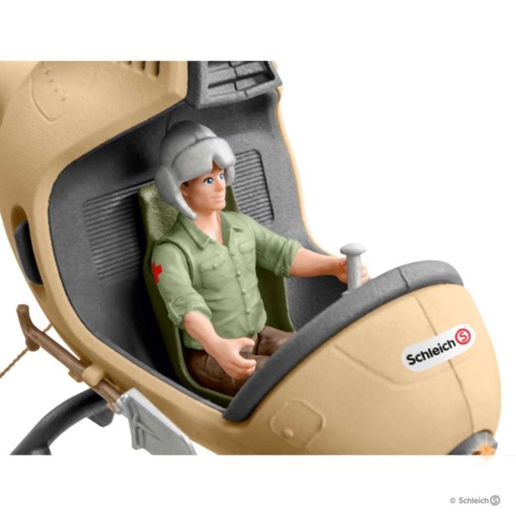 Schleich 42476 helikoptéra pre záchranu zvierat