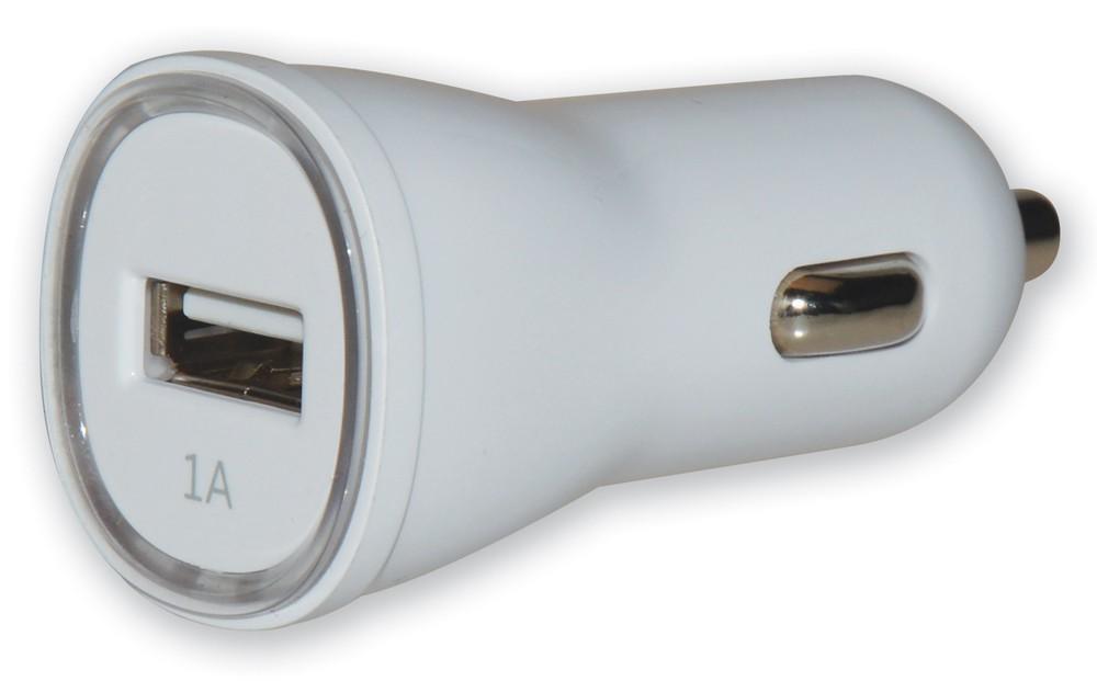 TECHLY 305274 Techly Car USB charger 12/24V - 5V 1A white