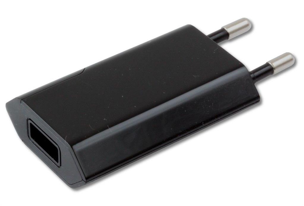 TECHLY 100051 Techly Slim USB charger 230V -> 5V/1A black