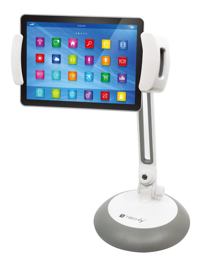 TECHLY 106817 Universal desk support stand for smartphone and tablet 4-10 adjustable