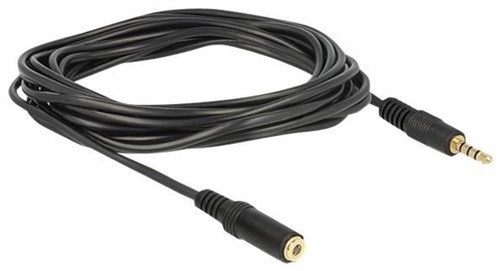 Kábel Delock Jack 3.5mm - Jack 3.5mm 3m czarny (84668)