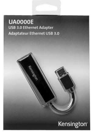 Kensington UA0000E USB 3.0 Ethernet Adapter černá