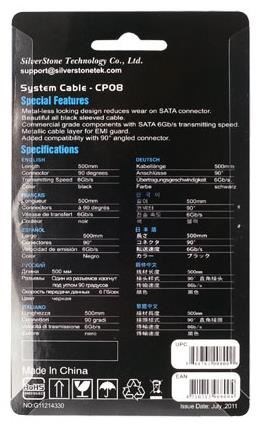 CP08 90° SATA-III, Kabel