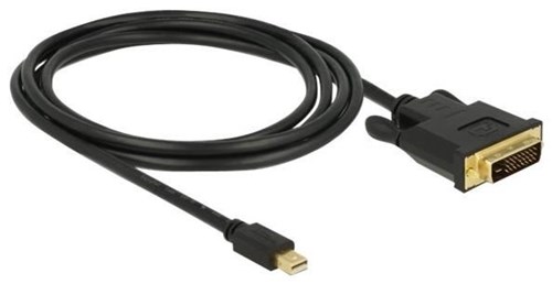Delock Kábel mini Displayport 1.1 samec > DVI 24+1 samec 2 m