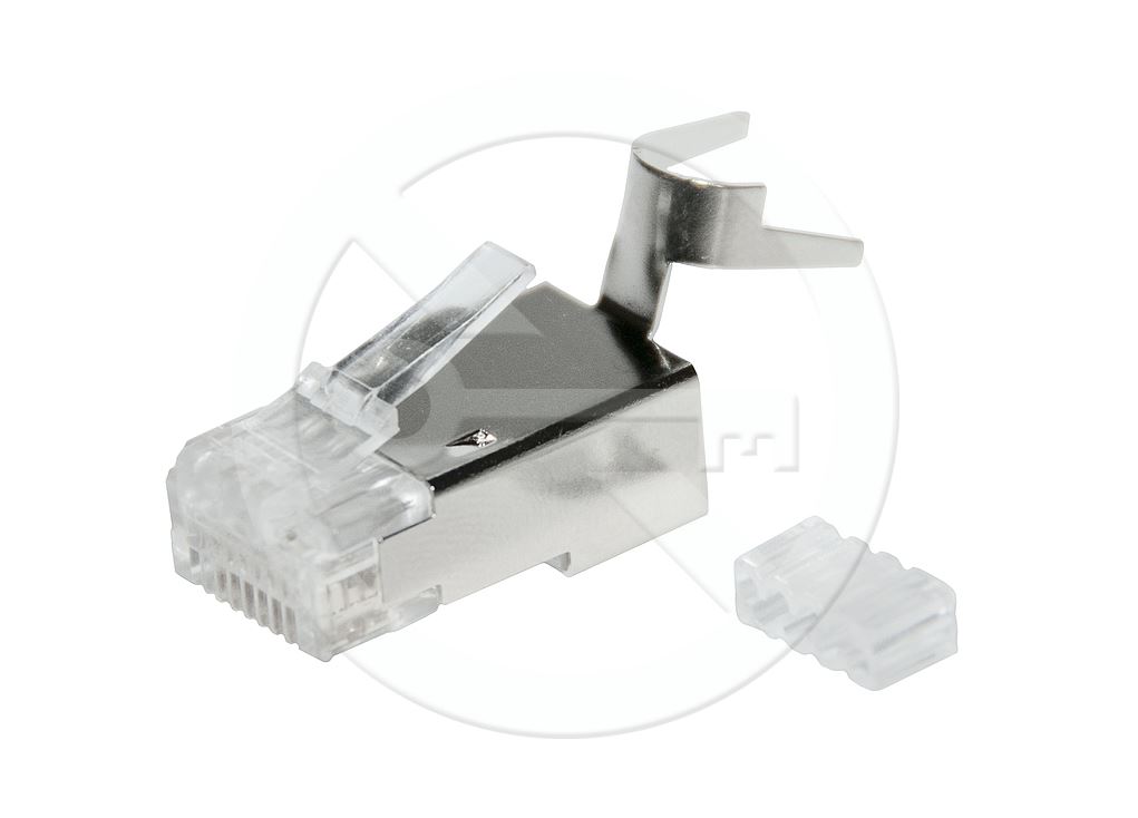 Konektor RJ45 CAT6A STP 8p8c stíněný, drát