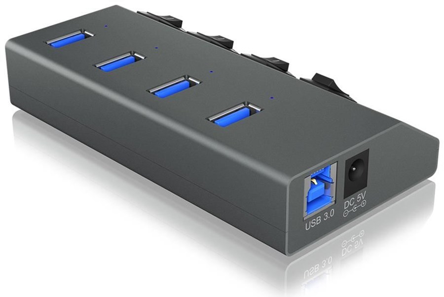 RAIDSONIC ICY BOX - USB 3.0 HUB 4porty