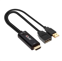 Club3D adaptér aktivní HDMI na DisplayPort 4K60Hz, M/F