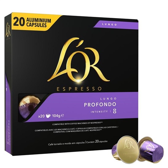 NESPRESSO PROFONDO KAPSLE 20ks LOR