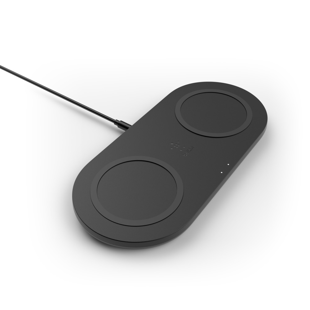 Belkin Duální 10W Bezdrátová plochá nabíječka, černá