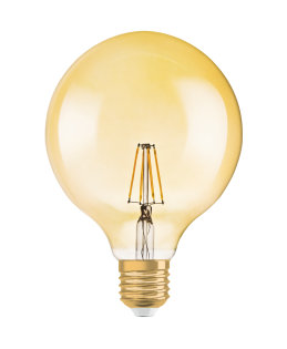 LED svietidlo OSRAM, G125, E27, 7,5 W, 725 lm, 2500 K
