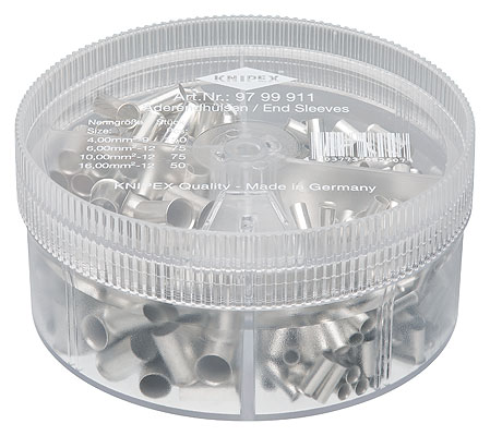 KNIPEX Assortment uninsulated wire ferrules
