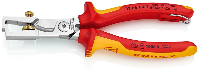Knipex 13 66 180 T StriX® Odizolovacie kliešte s káblovými nožnicami
