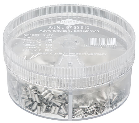 KNIPEX Assortment insulated wire ferrules