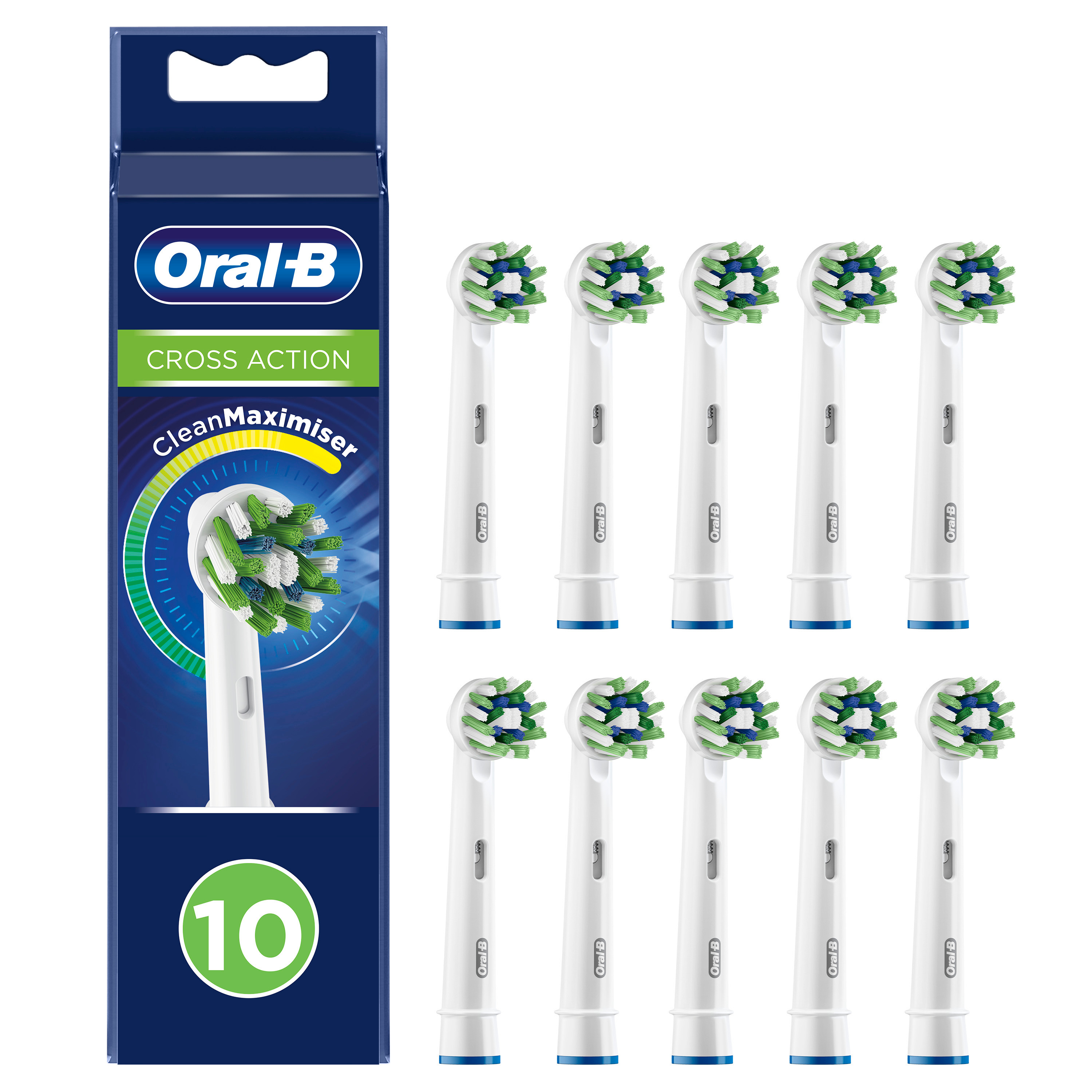 Oral-B Cross Action 10 ks náhradná hlavica