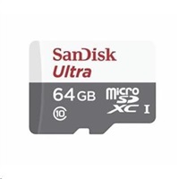 Sandisk MicroSDXC karta 64 GB Ultra (80 MB/s, Class 10 UHS-I, Android)