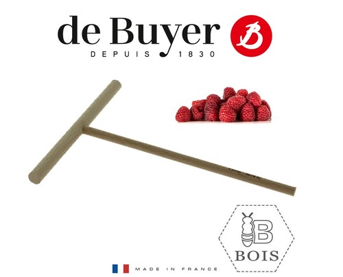 Roztírač na palačinky de Buyer, 4873.01 B BOIS, dřevěný, bukové dřevo, ochrana včelí vosk
