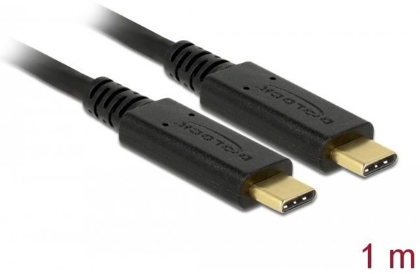 Delock USB 3.1 Gen 2 (10 Gbps) kábel Type-C na Type-C 1 m 5 A E-Marker