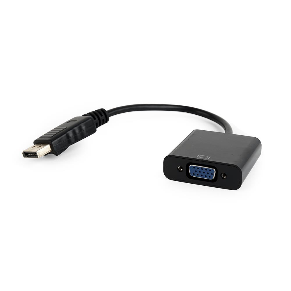 Gembird adaptér DisplayPort (M) na VGA (F), 0.15 m kabel, černý, blister