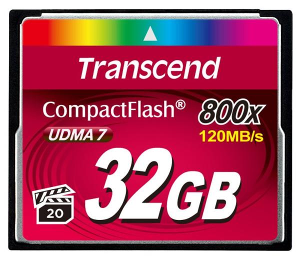 Transcend Compact Flash     32GB 800x