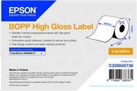BOPP High Gloss Label Cont.R, 203mm x 68m