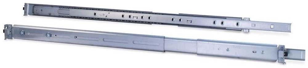 1U Teleskopschienen 650 mm, Einbauschienen