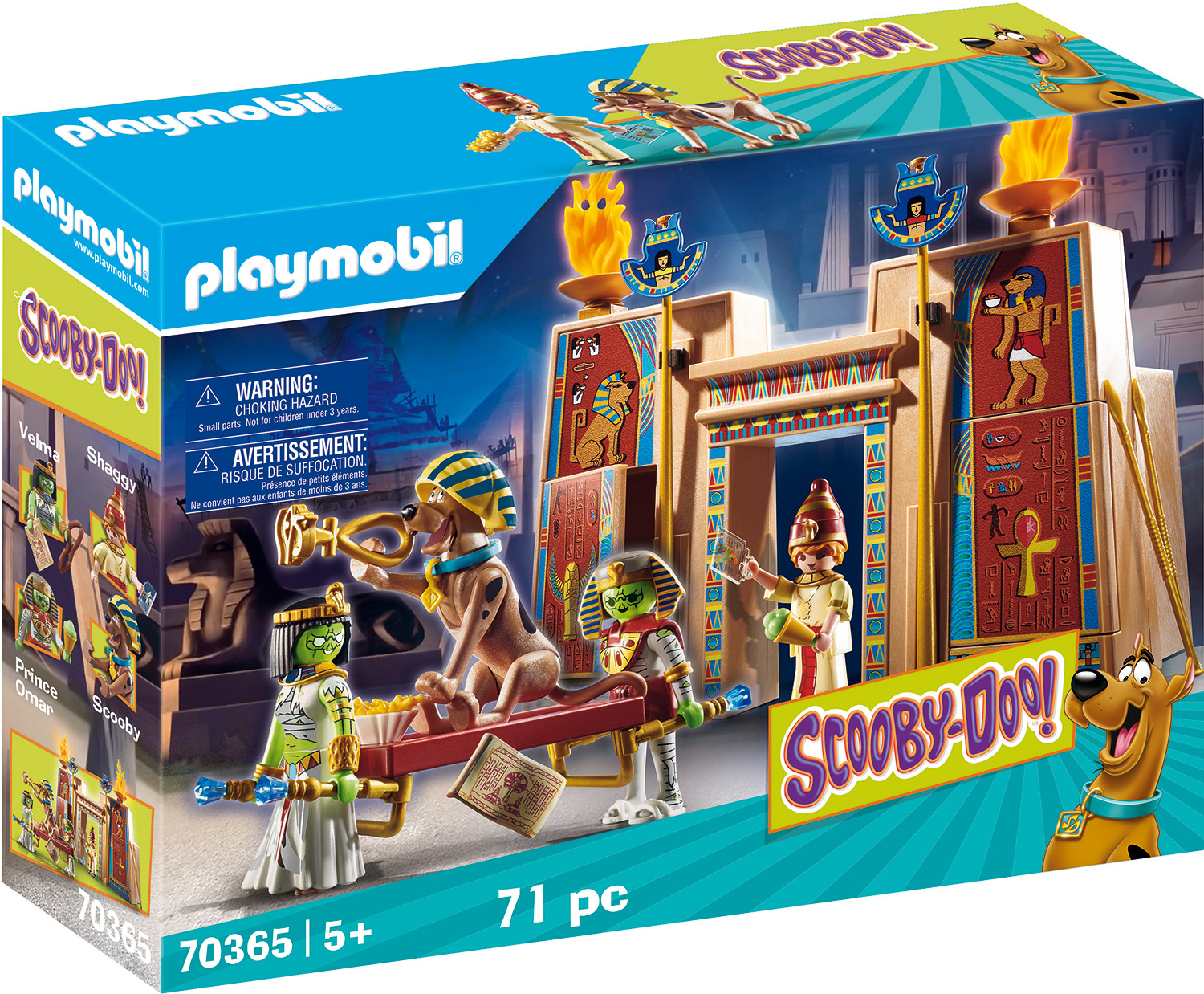 Playmobil 70365 SCOOBY-DOO! Dobrodružství v Egyptě