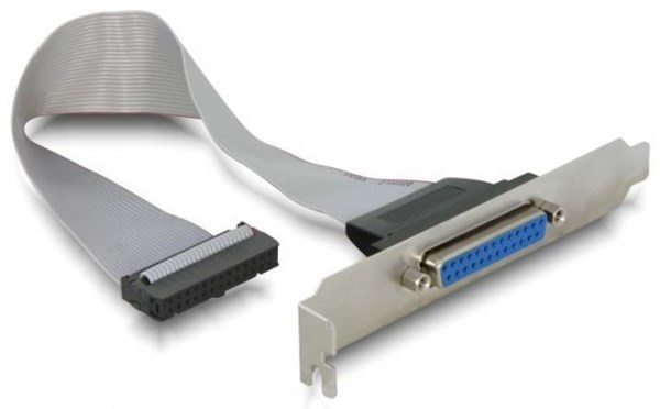 Delock DB-25 - IDC-26, 0,22 m, sivá (84300)