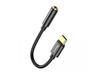 Adaptér USB Baseus L54 USB-C - Jack 3,5 mm Čierny (6953156297845)