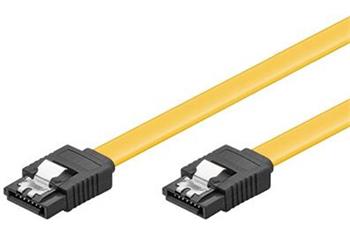Kabel k HDD PremiumCord 0,3m SATA 3.0 datový kabel 1.5GBs / 3GBs / 6GBs, kov.západka