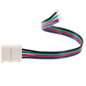 Napájací konektor pre RGB pásku 10mm - jednostranný
