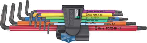WERA 967/9 TX XL Multicolour HF 1 L-key set