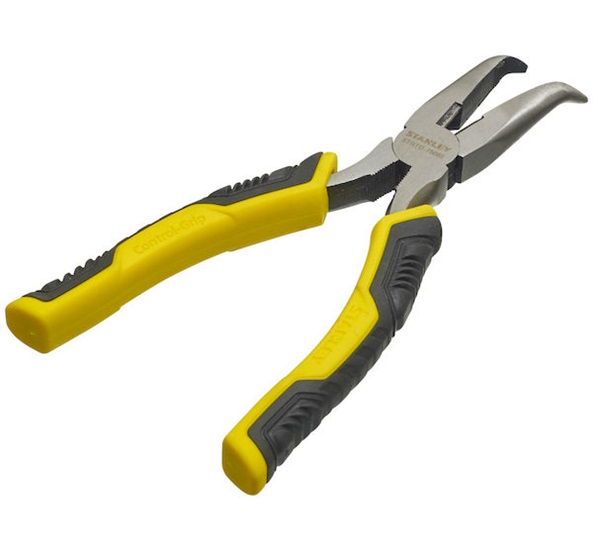 STANLEY 200mm kleště se zahnutými čelis