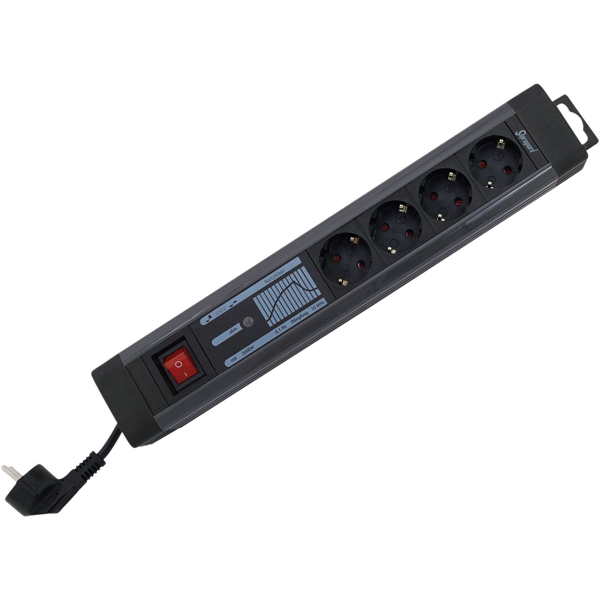 REV Predlzov. kabel 4-fach KS ÜSS+NF SupraGuard prepinac 2,5m