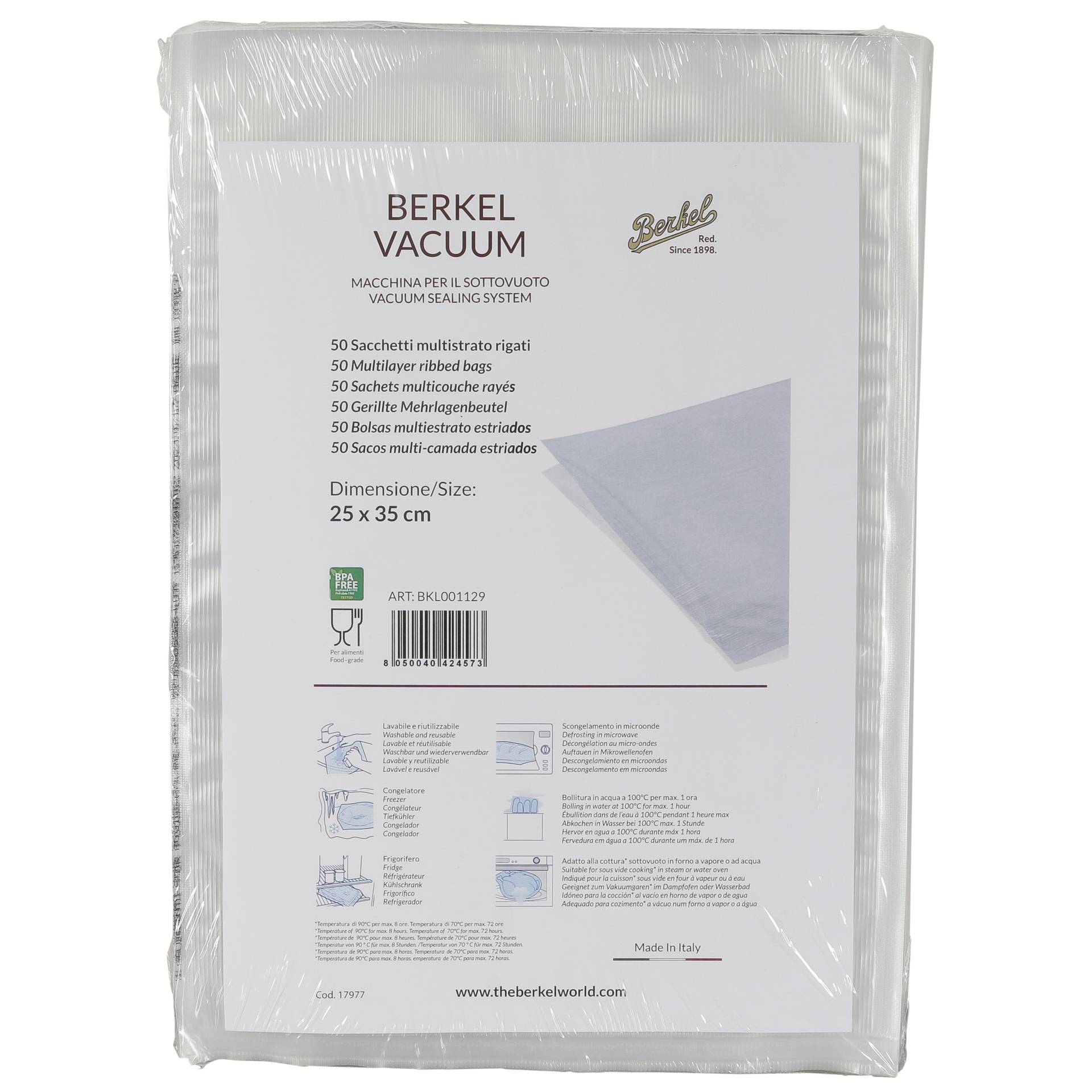 Berkel tasky do vysavac. 25x35cm