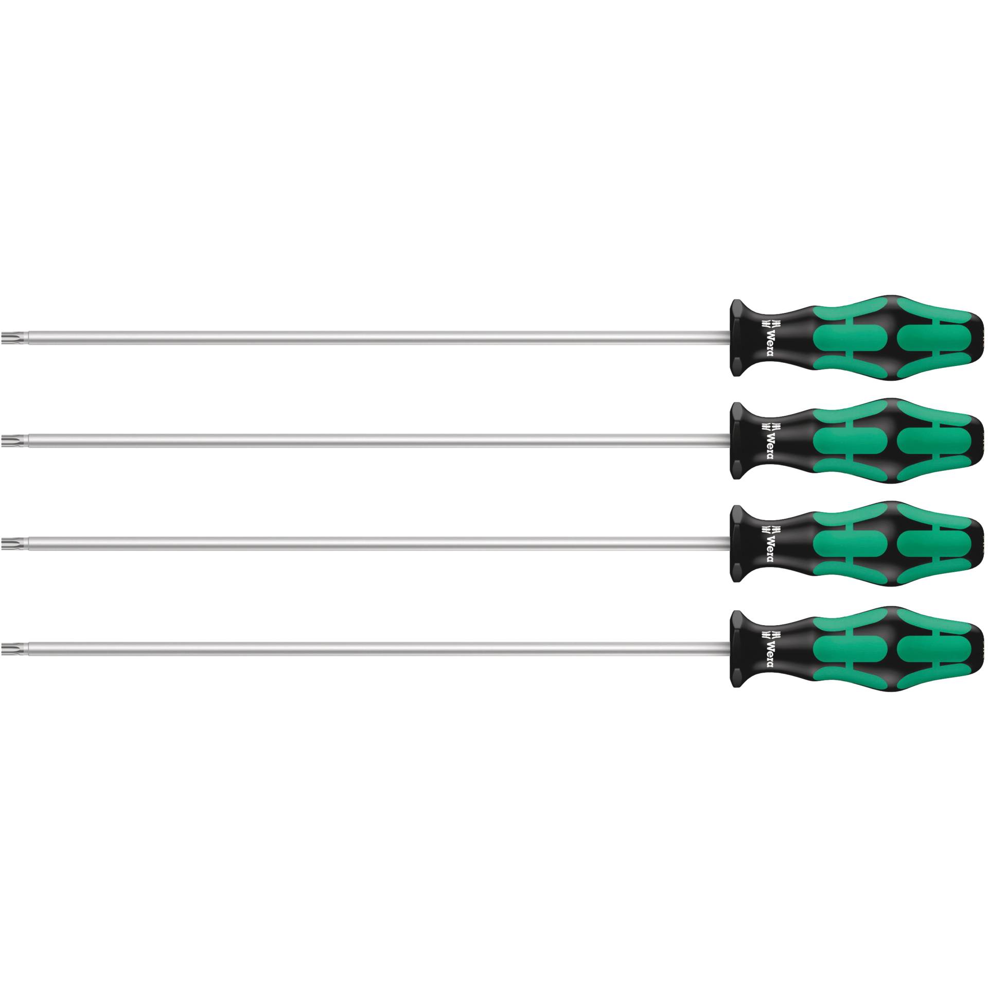 Wera 367/4TORX HF KraftformPlus Screwdriver Set, holdingf.,300mm