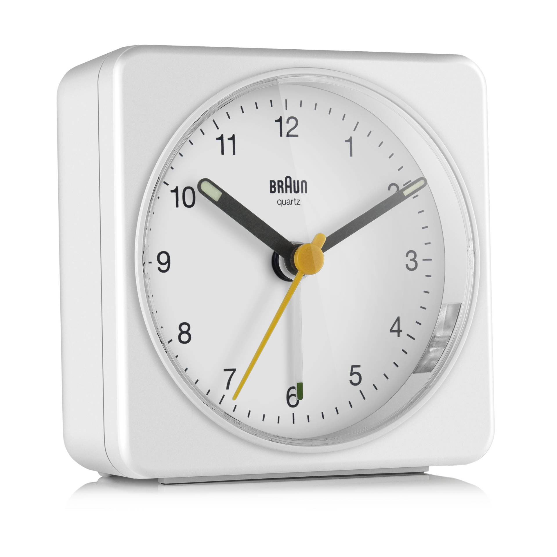Braun BC 03 W budik analog biela