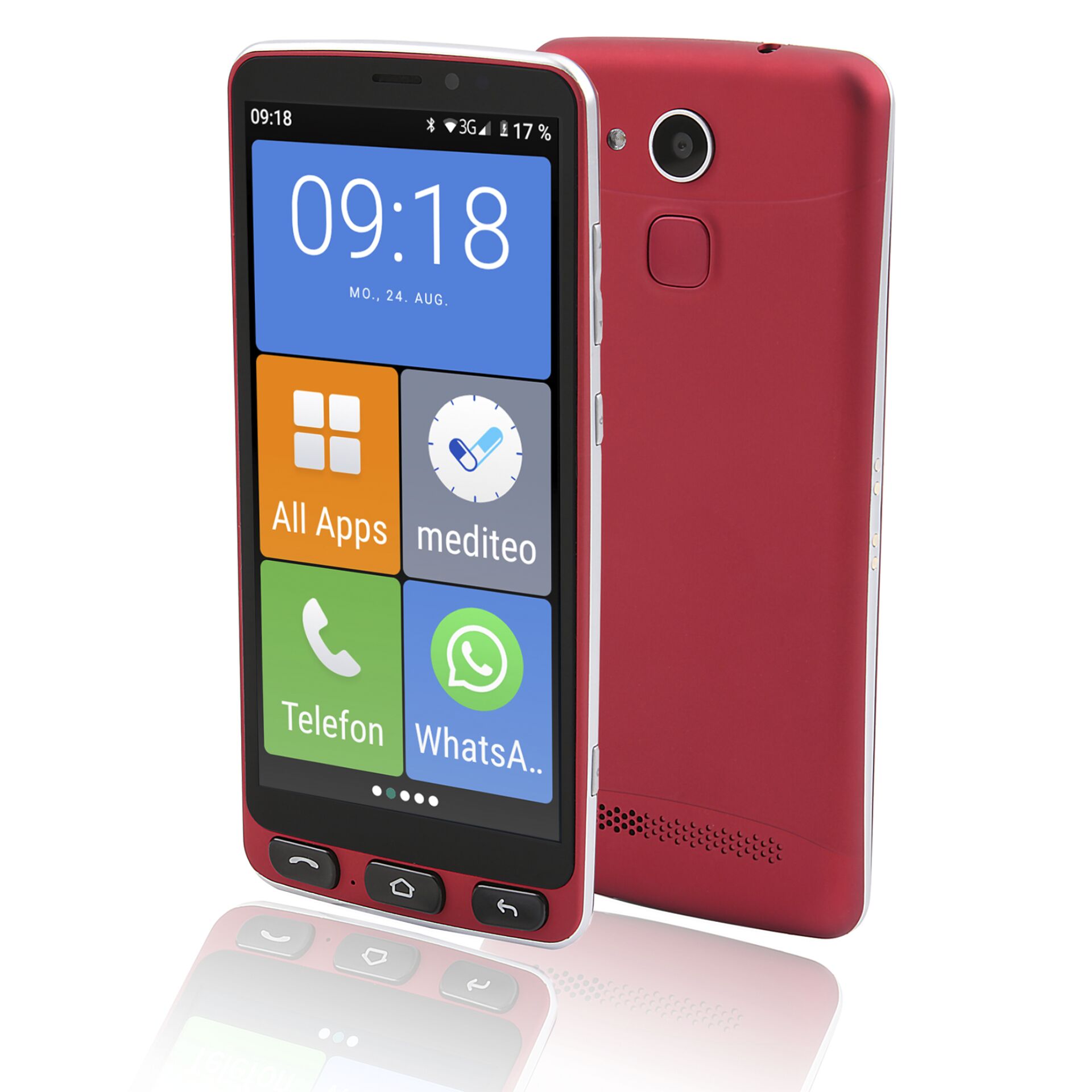 Olympia Neo mobilný telefón červený