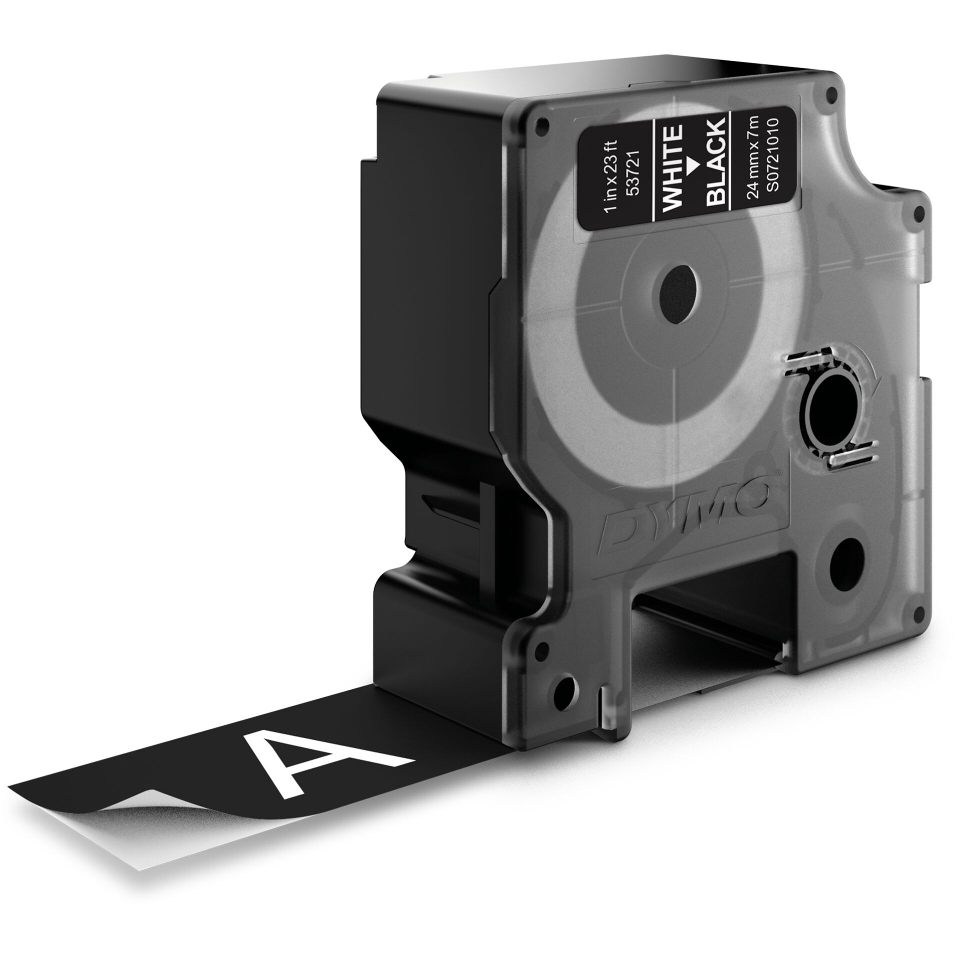 Dymo D1 Label  24 mm x 7 m white to black